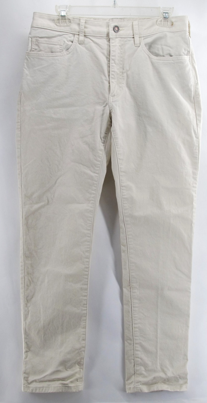 Flint & Tinder Slim Fit Pants Stretch Chino 31x30 Mens White Work Casual